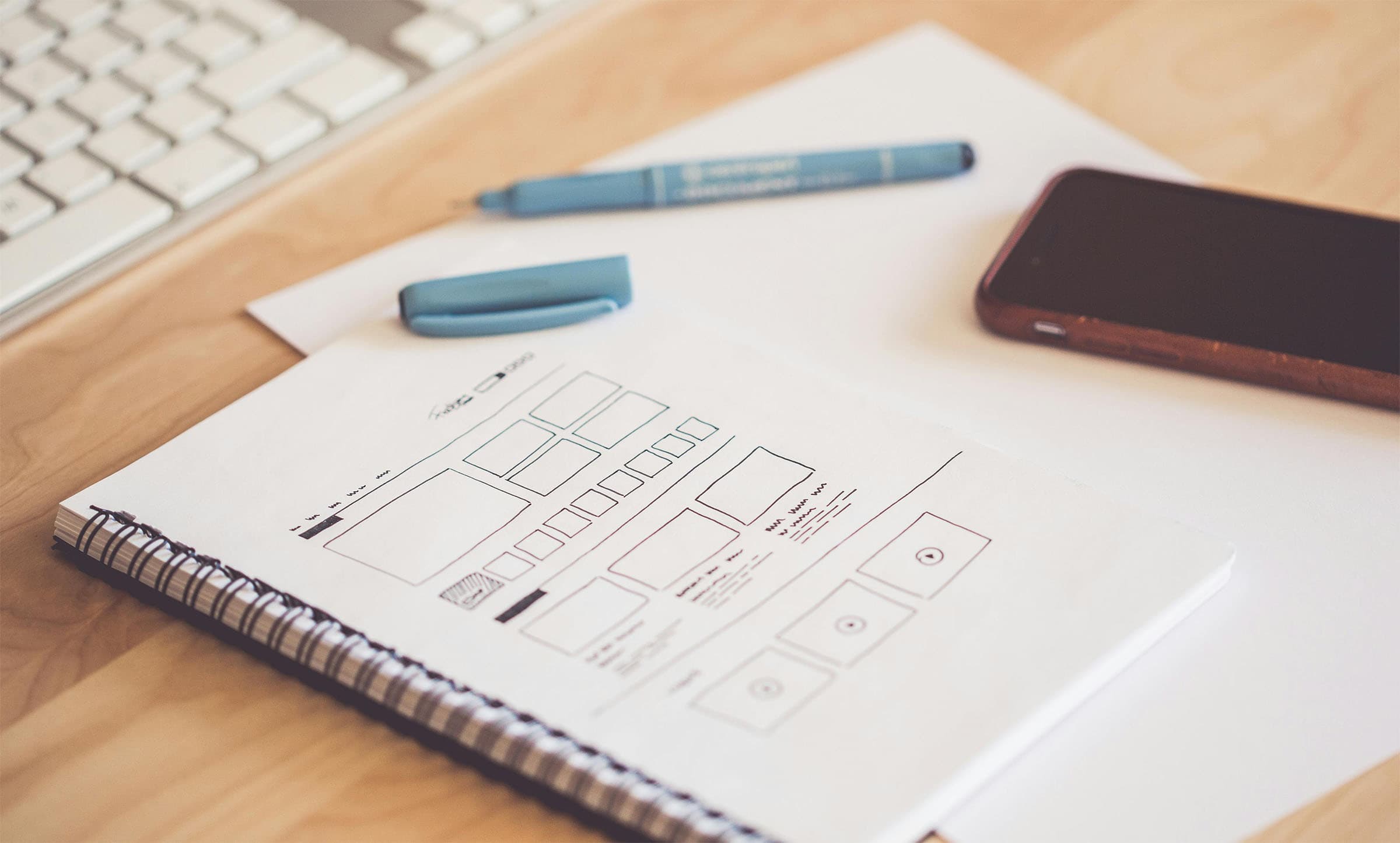 Custom showcase website interface design by Appup