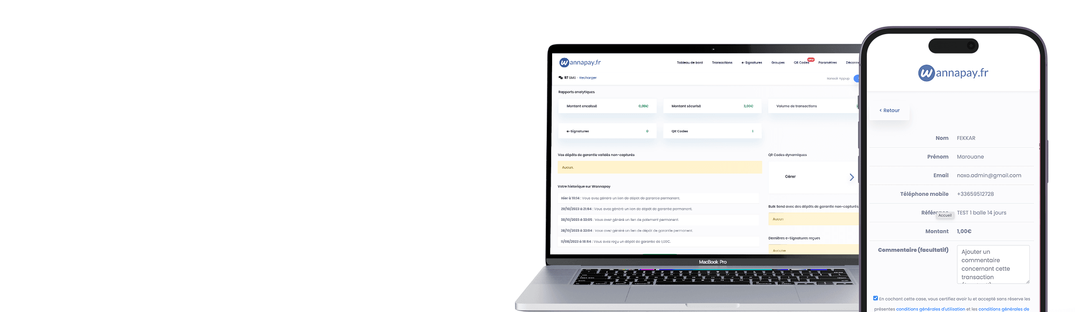 Wannapay — SaaS, Paiements, API | Réalisation Appup